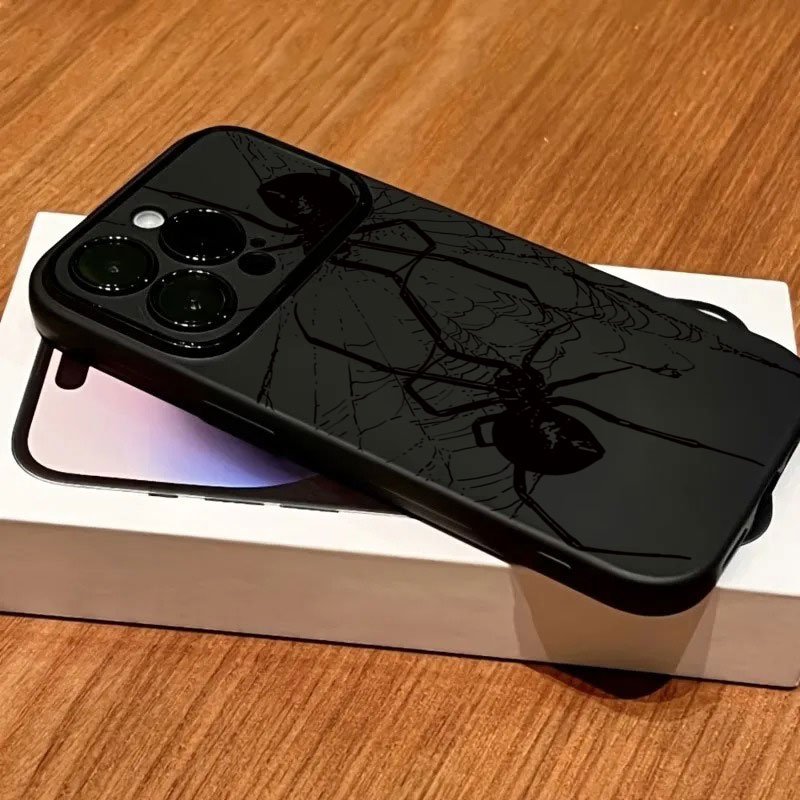 Phone Accessories To Sell - Cool Black Spider Pattern Phone Case