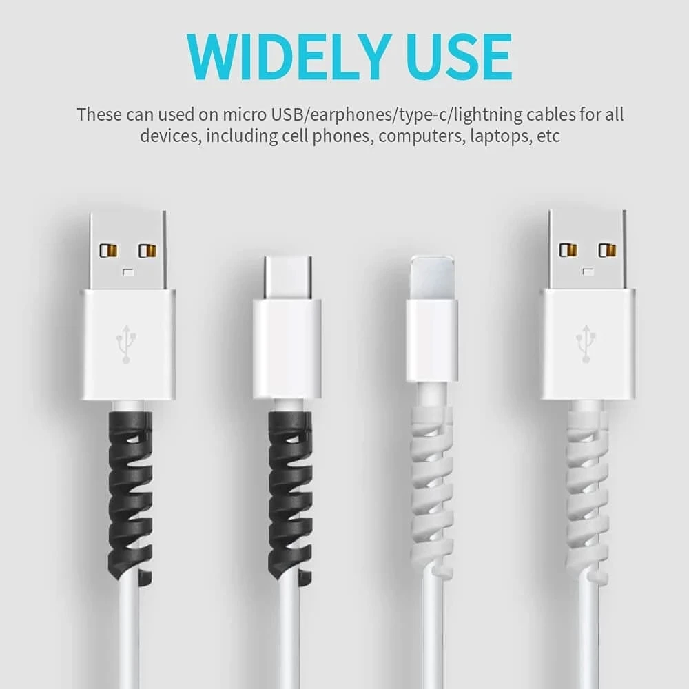 6/20pcs Cable Protector Silico - đánh giá và giá Phone Accessories Charger