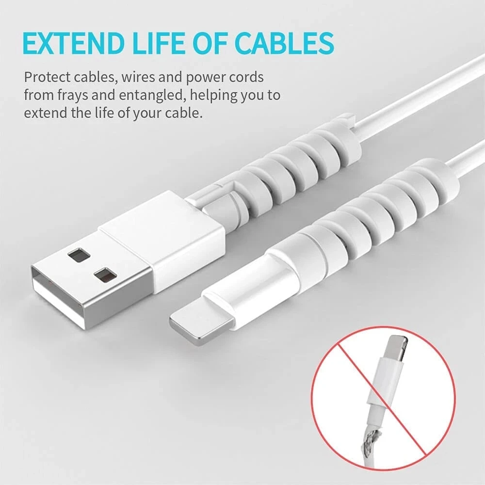 6/20pcs Cable Protector Silico - đánh giá và giá Phone Accessories Charger