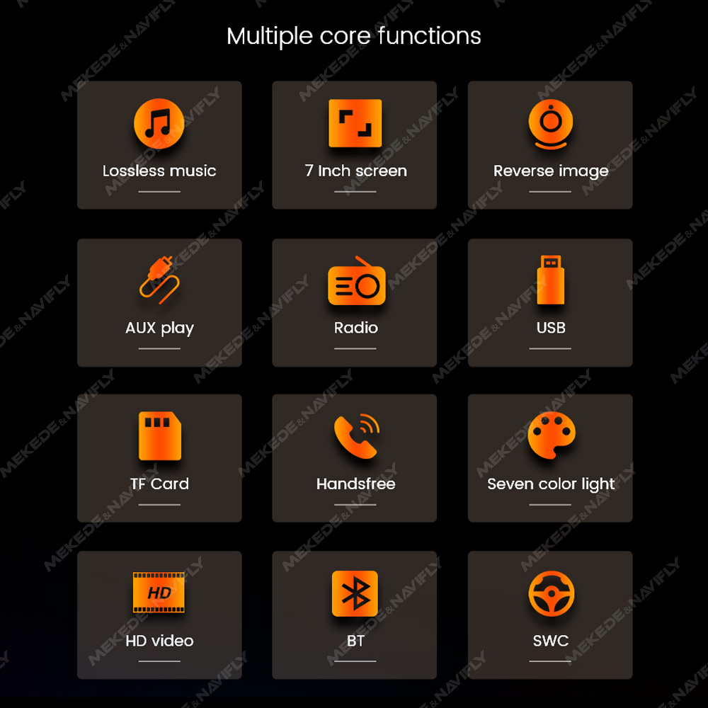 7-inch HD touch screen 2 DIN c - đánh giá và giá Phone Accessories Display Board