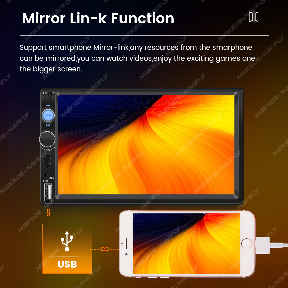 7-inch HD touch screen 2 DIN c - đánh giá và giá Phone Accessories Display Board