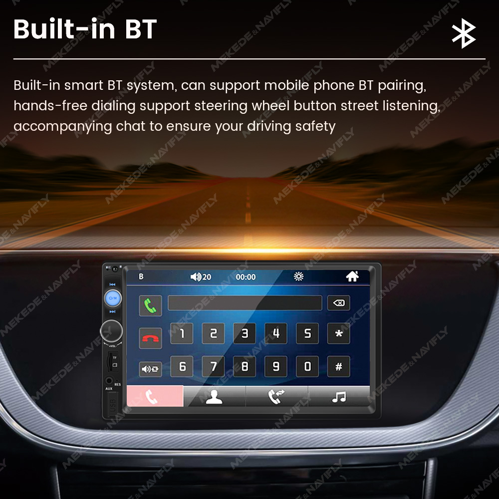 7-inch HD touch screen 2 DIN c - đánh giá và giá Phone Accessories Display Board