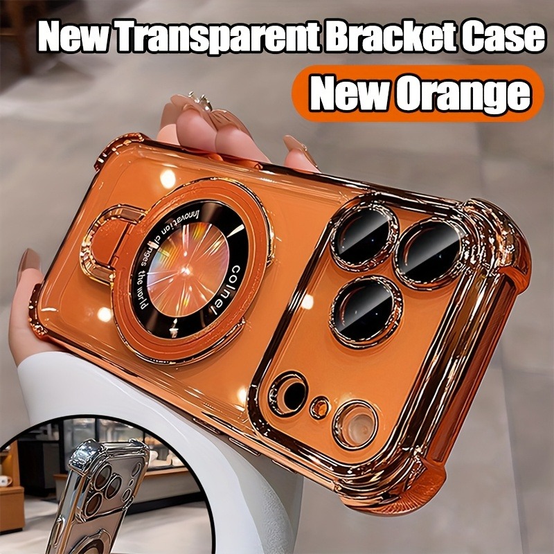 Luxury Clear  Plating Phone Ca - đánh giá và giá Phone Ring Holder