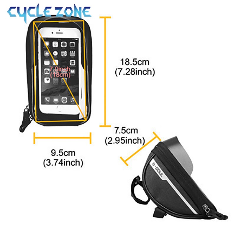 Mountain Bicycle Bag Touch Scr - đánh giá và giá Phone Zone Accessories & Repair