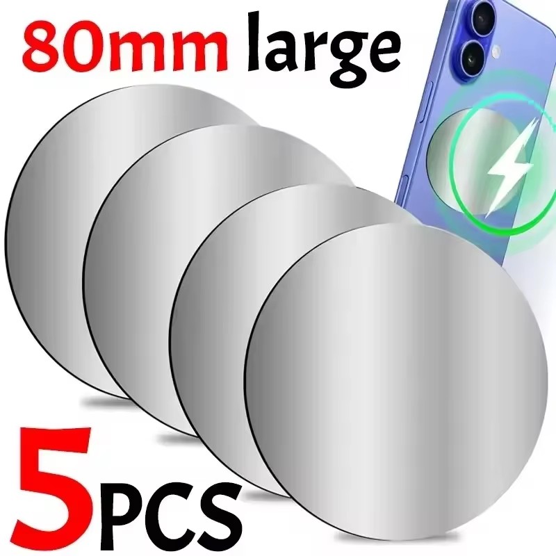 1-5PCS 8CM Magnetic Metal Plat - đánh giá và giá Phone Accessories Website