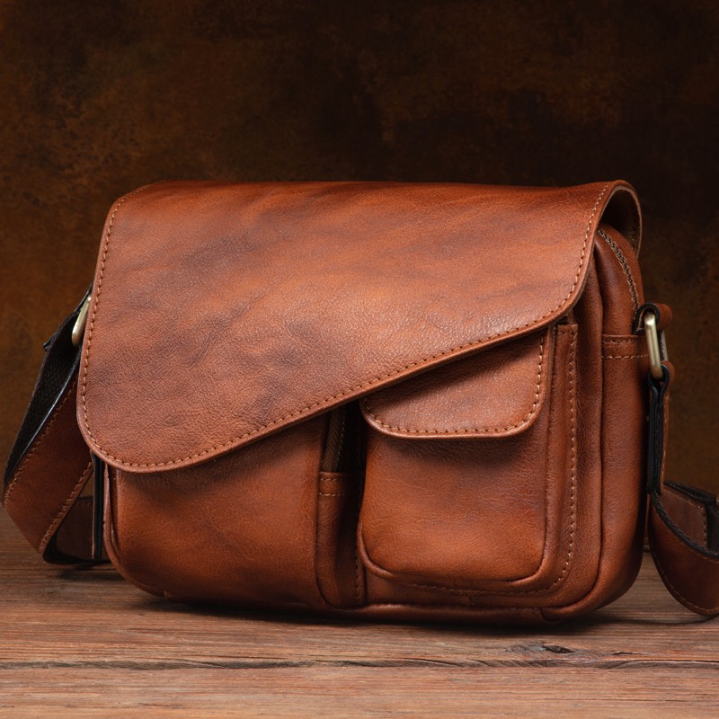 Men's Stylish Leather Shoulder - đánh giá và giá Phone Accessories China