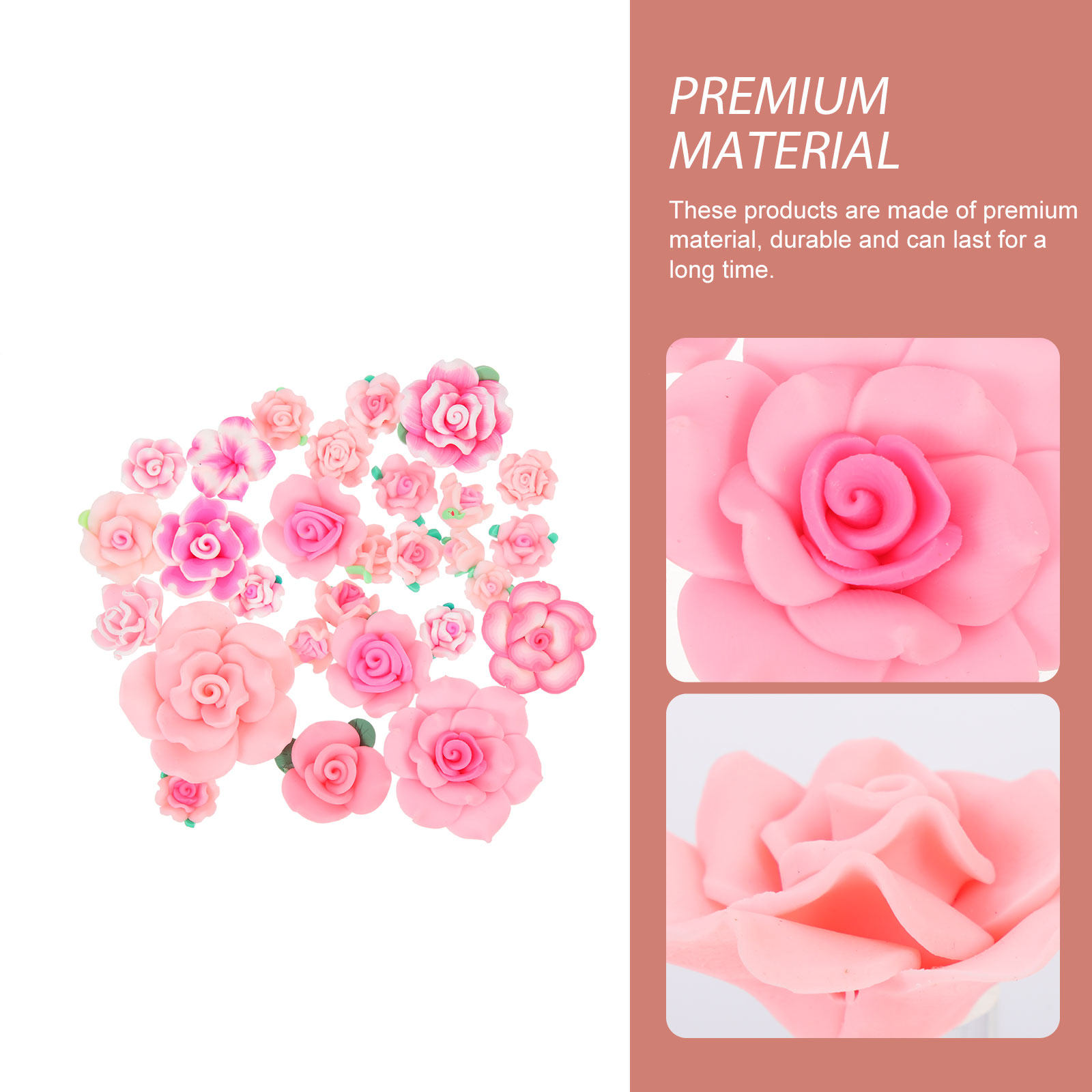 28Pcs Clay Flower Charms Set D - đánh giá và giá Phone Accessories Kit