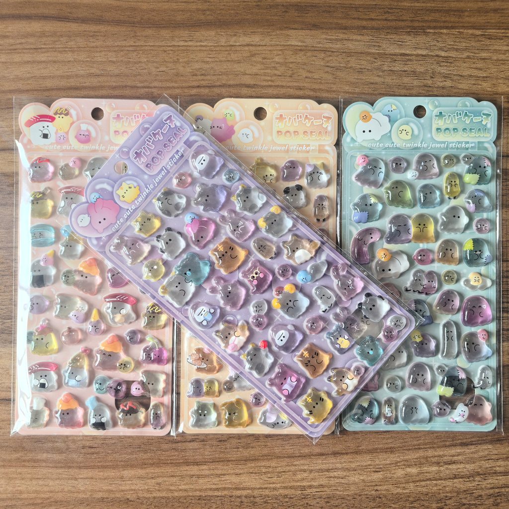 4 Pcs Cute Transparent Pop Sea - đánh giá và giá Phone Accessories Store