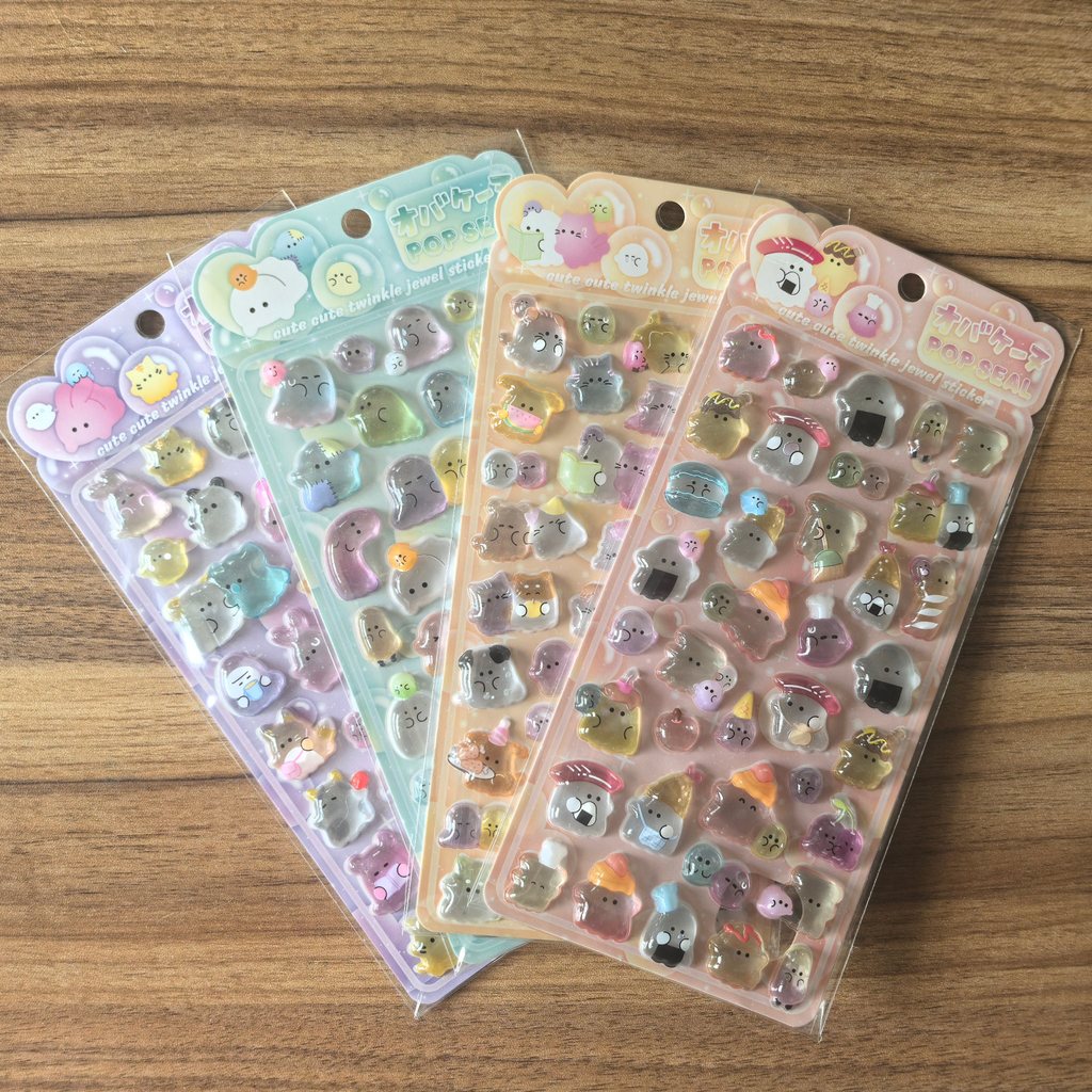 4 Pcs Cute Transparent Pop Sea - đánh giá và giá Phone Accessories Store