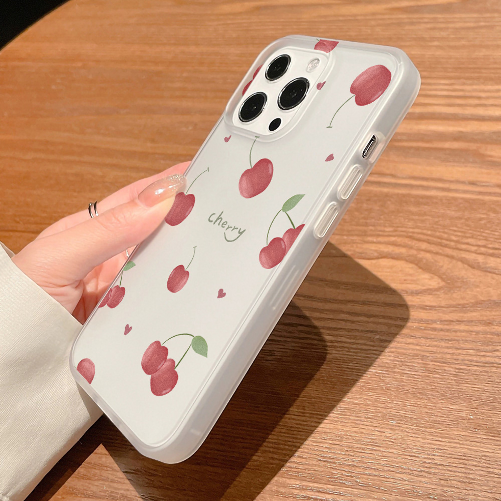 Cherry Phone Case Frosted For  - đánh giá và giá Phone Accessories List