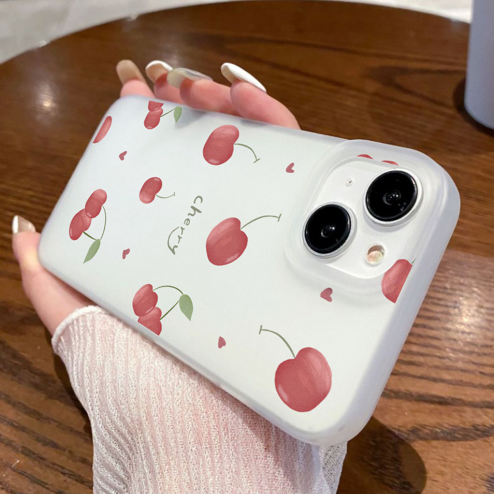 Cherry Phone Case Frosted For  - đánh giá và giá Phone Accessories List