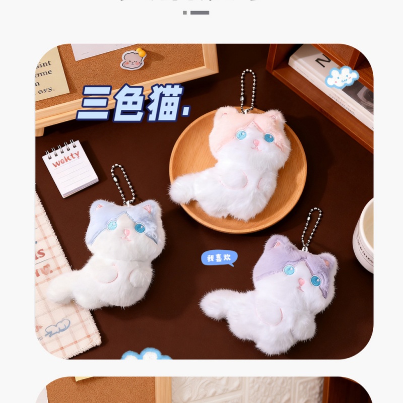  Cute Calico Cat Plush Keychai - đánh giá và giá Phone Accessories China