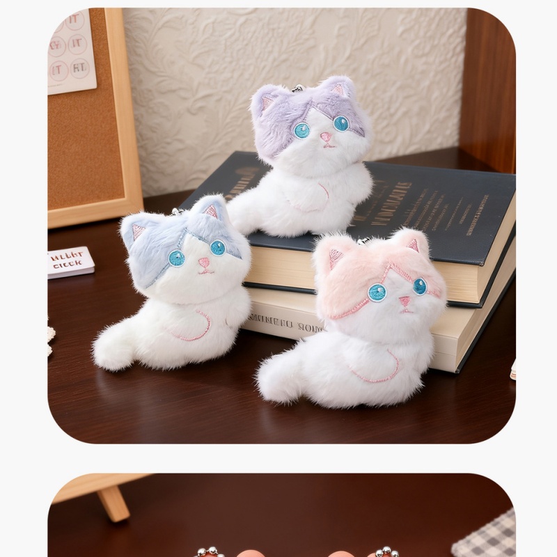  Cute Calico Cat Plush Keychai - đánh giá và giá Phone Accessories China