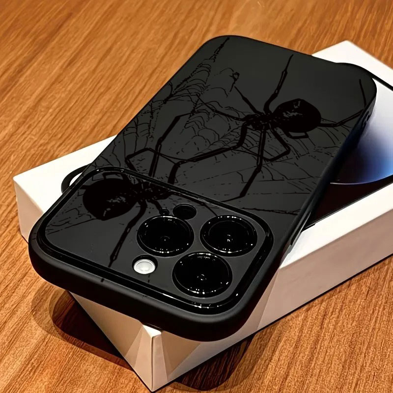 Cool Black Spider Pattern Phon - đánh giá và giá Phone Accessories To Sell