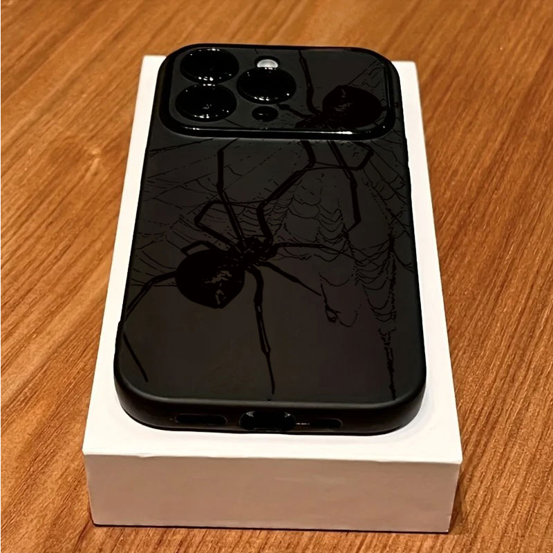 Cool Black Spider Pattern Phon - đánh giá và giá Phone Accessories To Sell